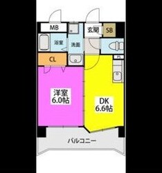 メルベーユ博多の物件間取画像